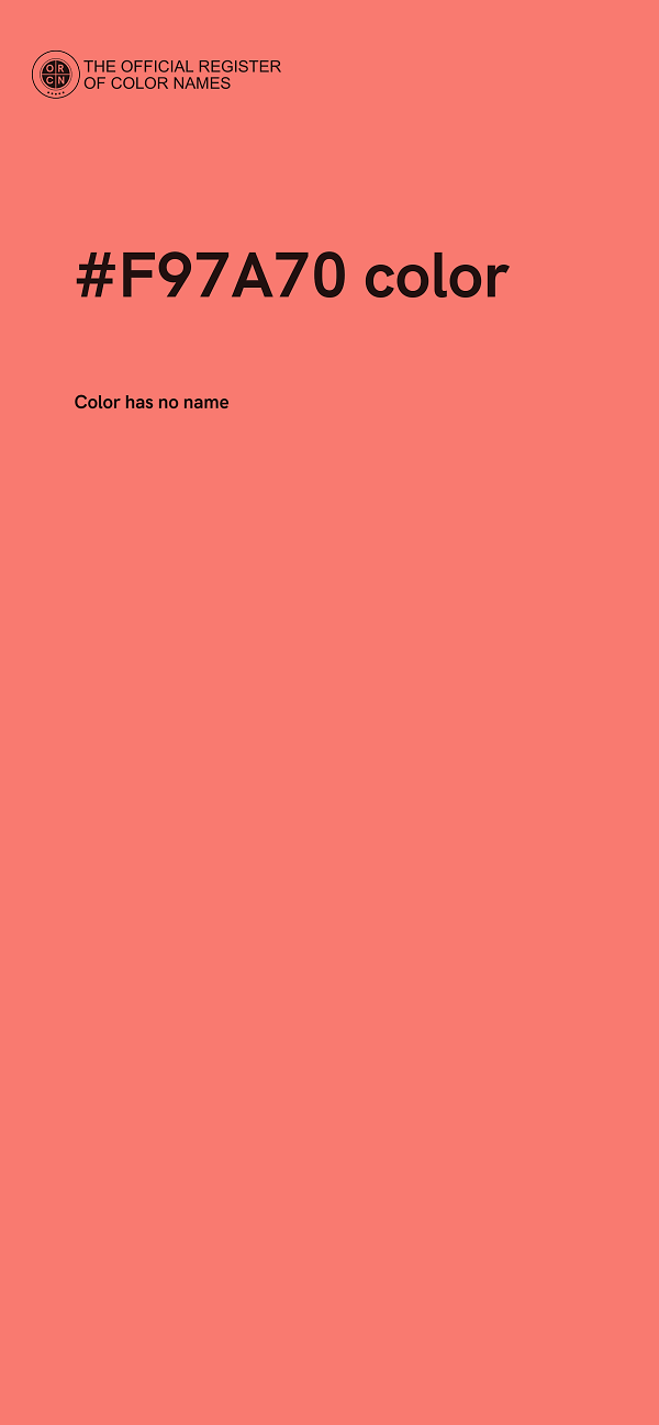 #F97A70 color image