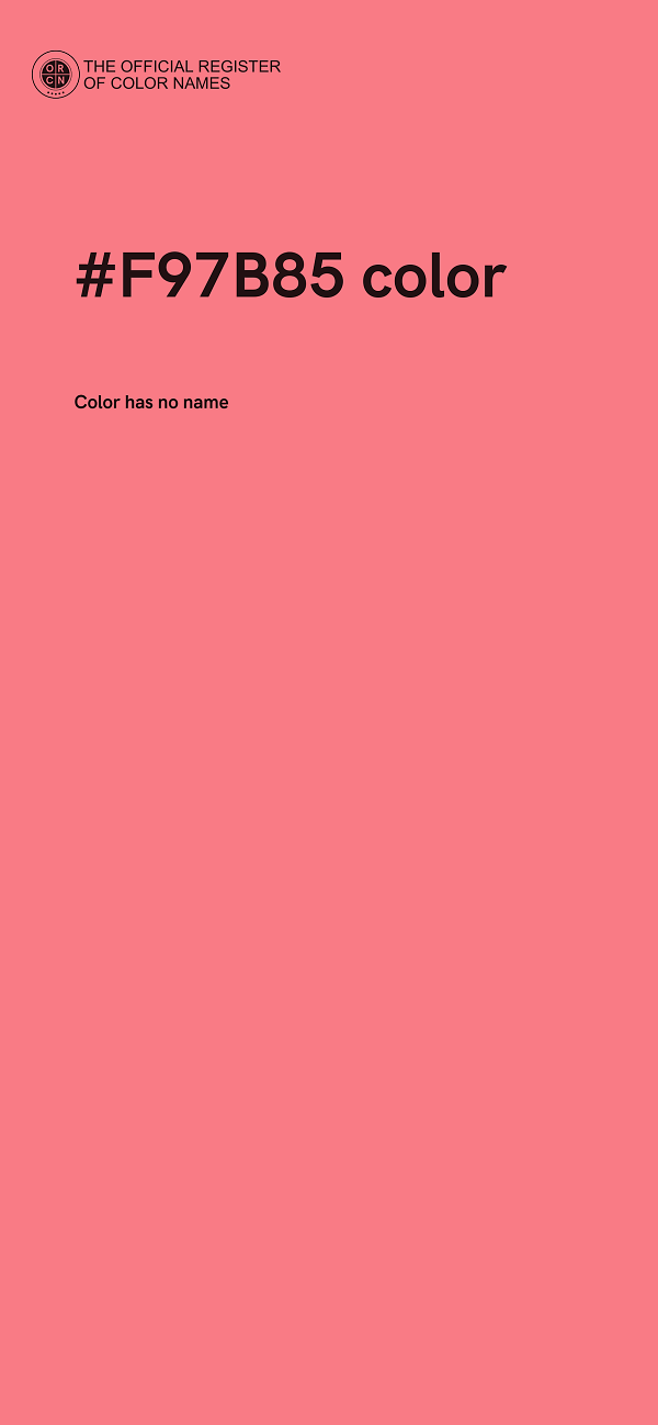 #F97B85 color image