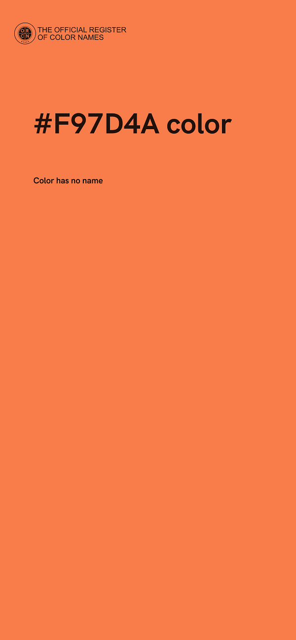 #F97D4A color image