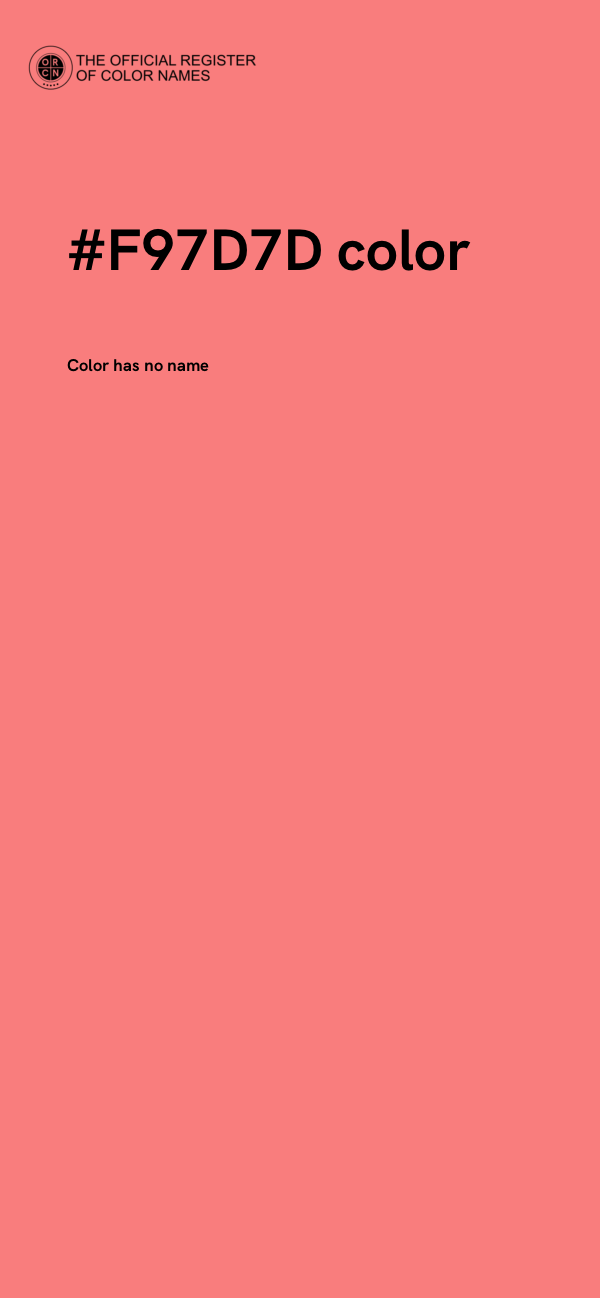 #F97D7D color image