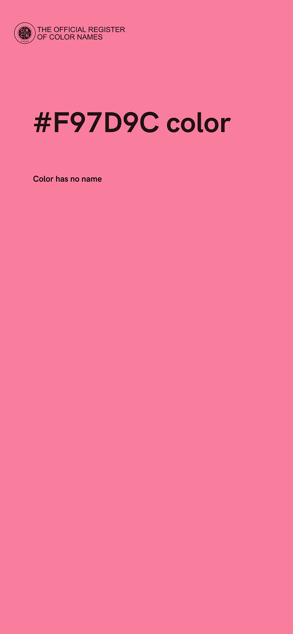 #F97D9C color image