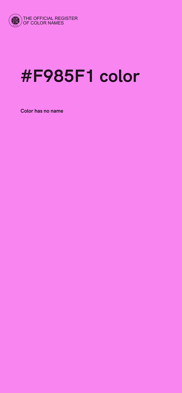 #F985F1 color image