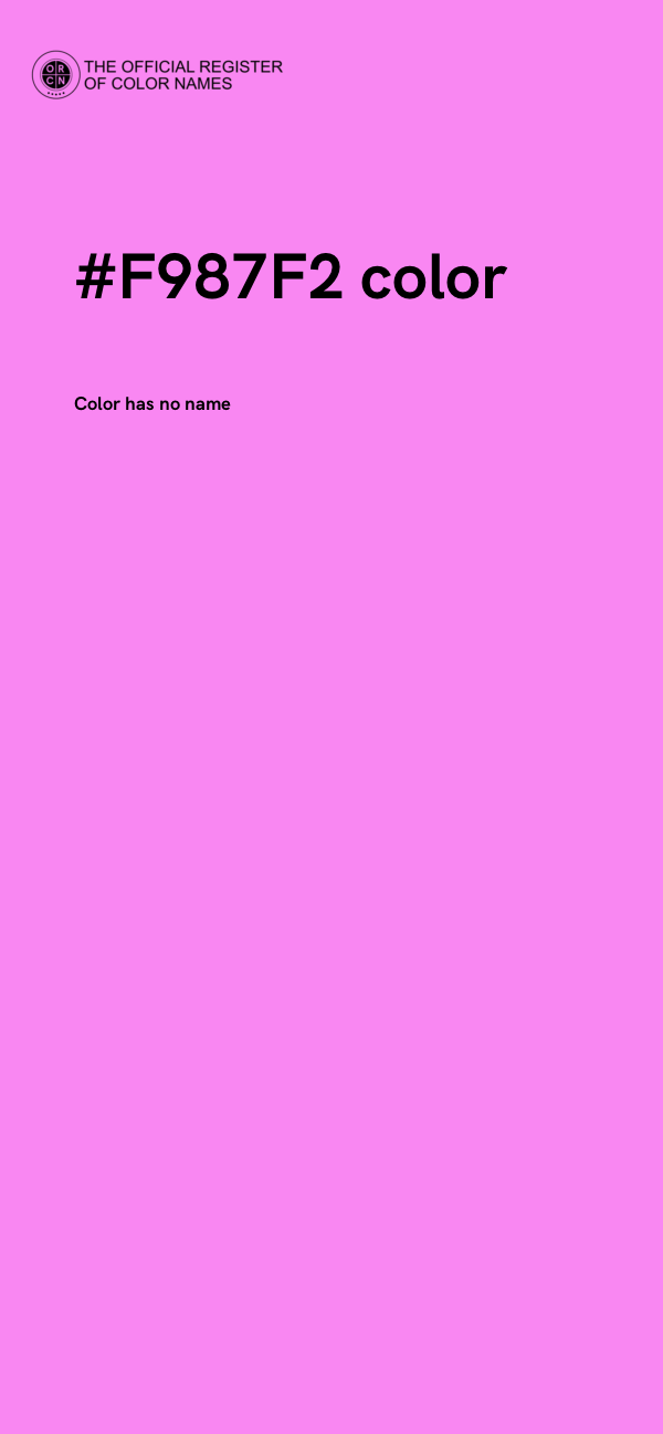 #F987F2 color image