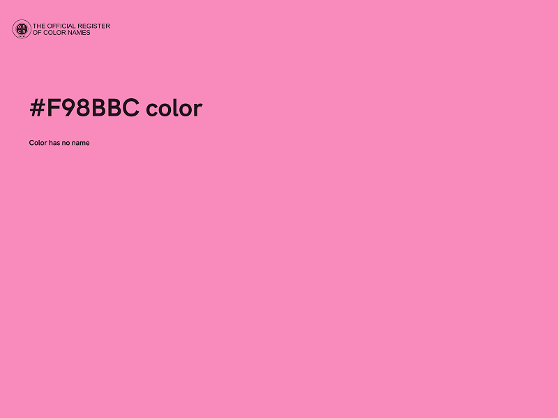 #F98BBC color image