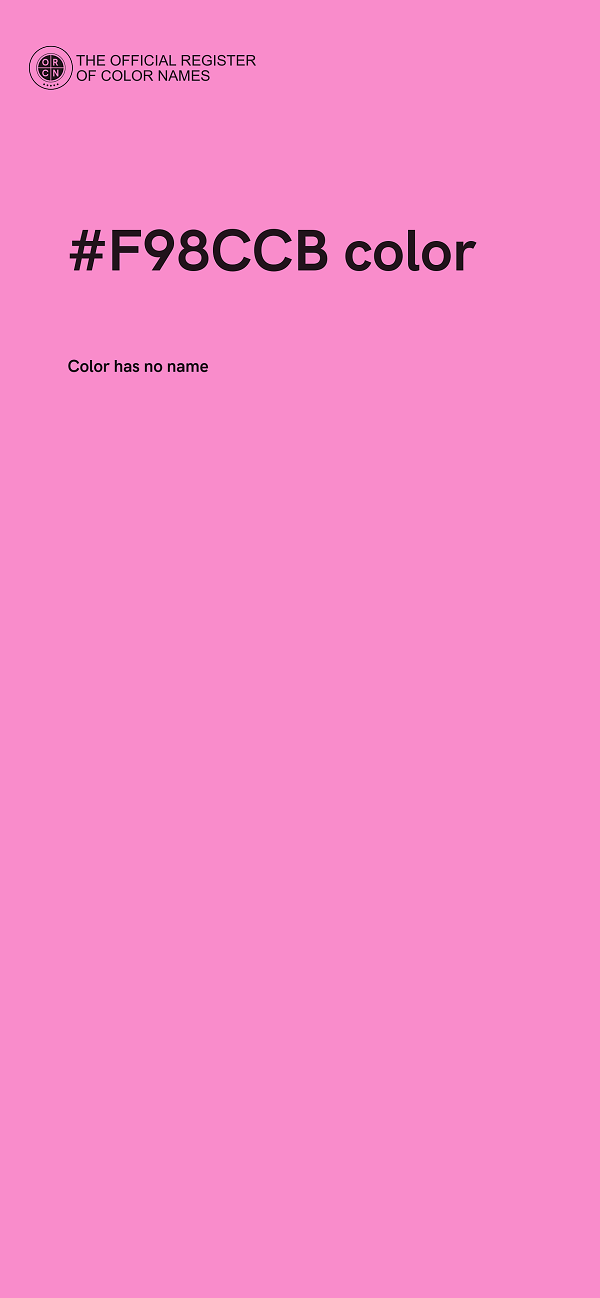 #F98CCB color image