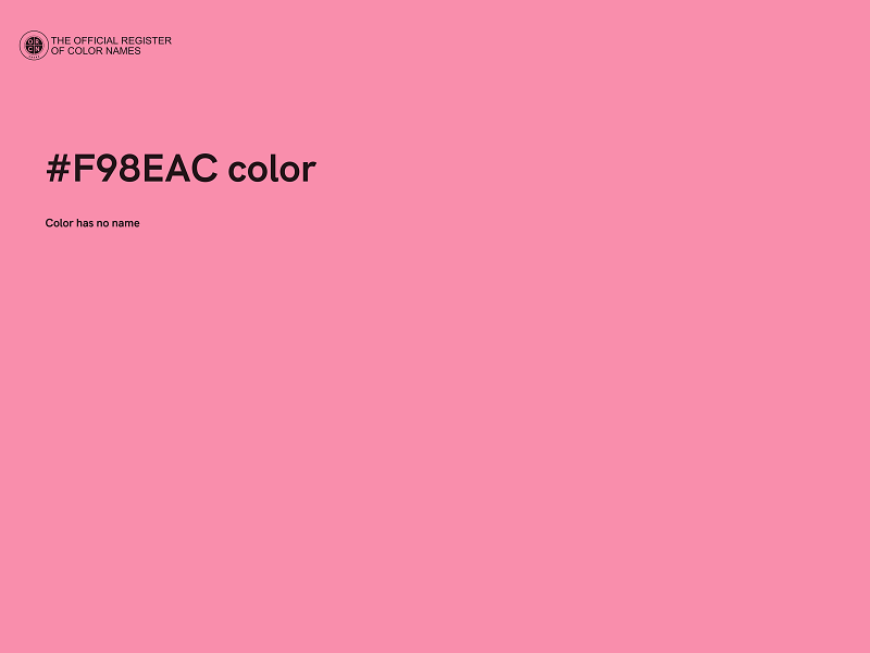 #F98EAC color image