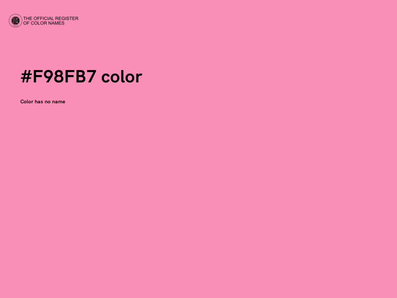 #F98FB7 color image