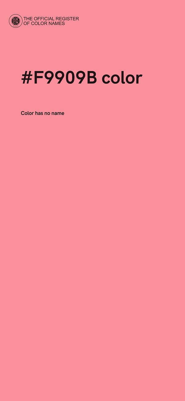 #F9909B color image