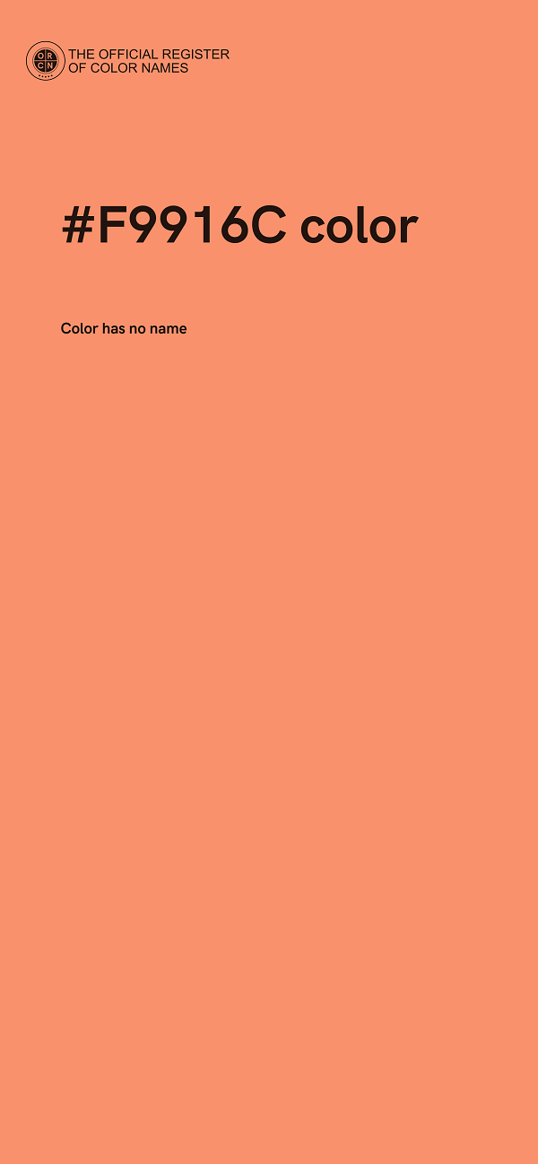 #F9916C color image