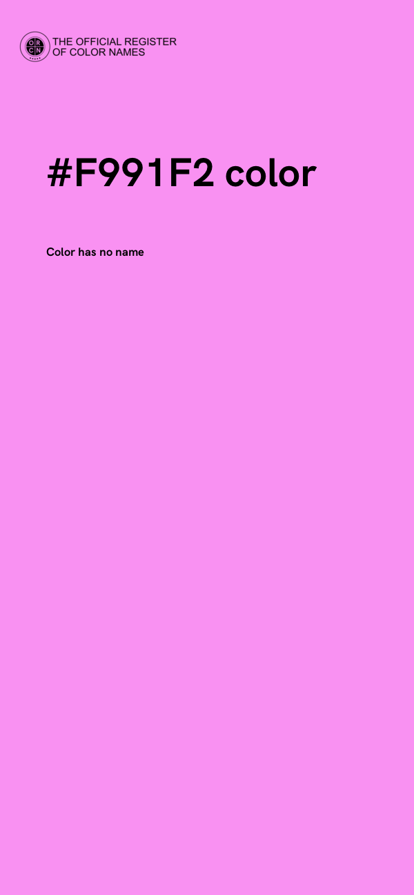 #F991F2 color image