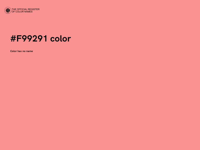 #F99291 color image