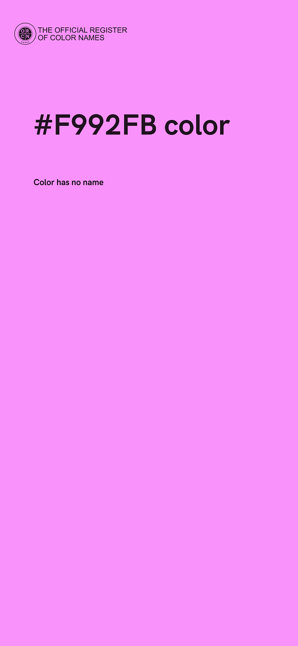 #F992FB color image