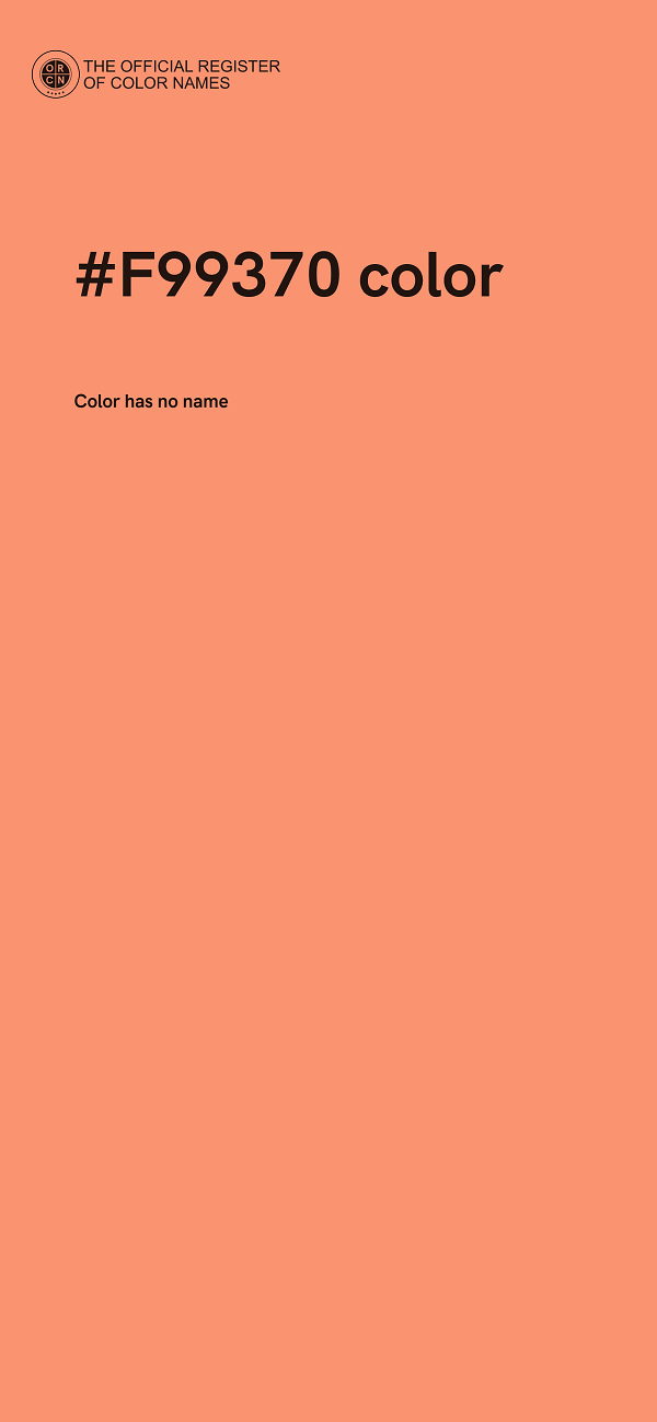 #F99370 color image