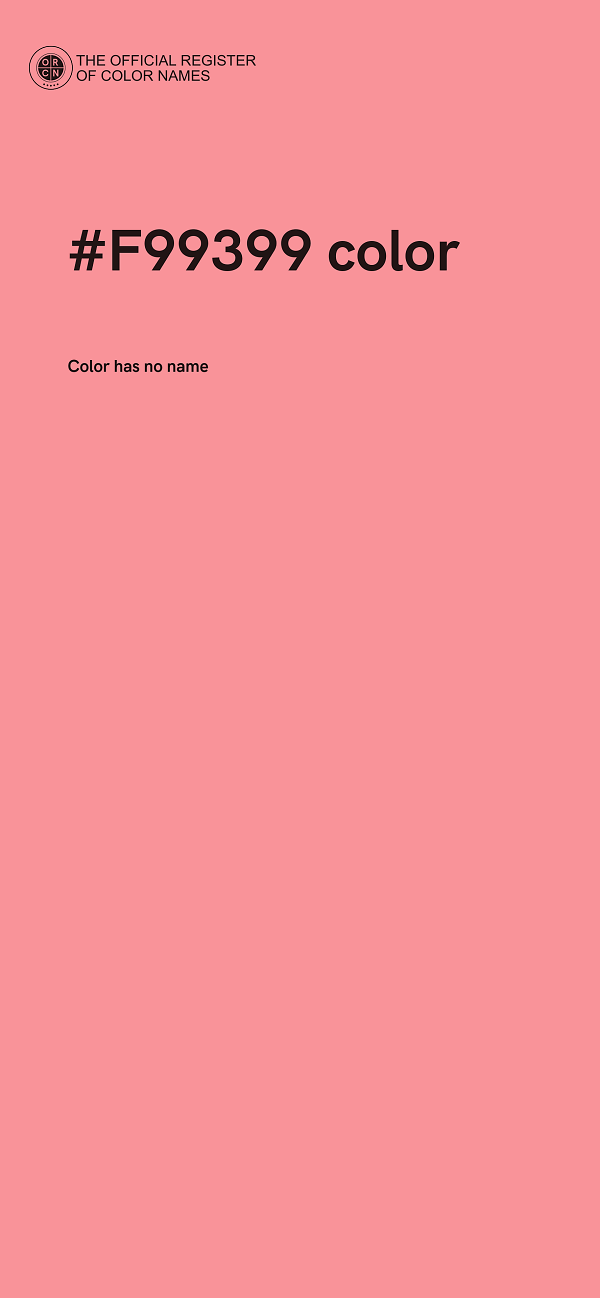 #F99399 color image