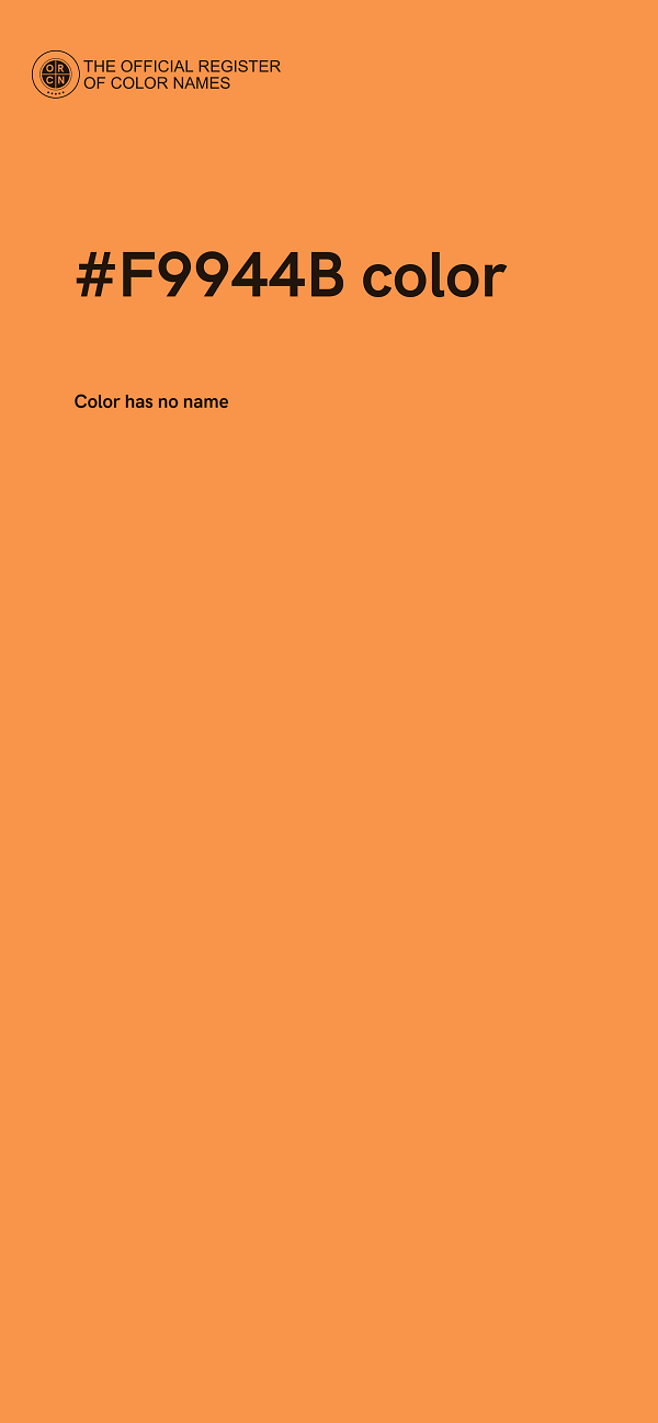 #F9944B color image