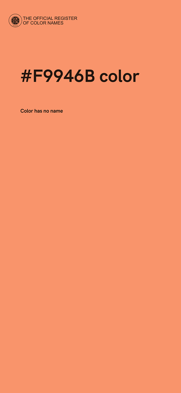 #F9946B color image