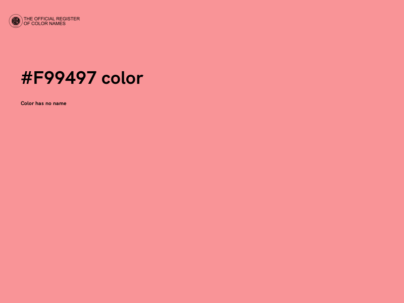 #F99497 color image