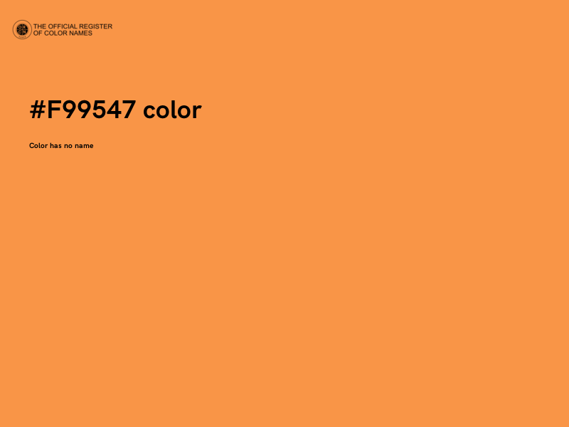 #F99547 color image