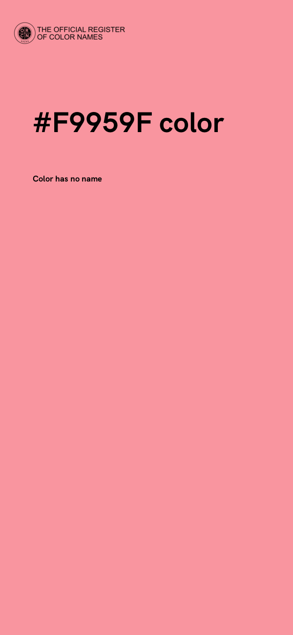 #F9959F color image