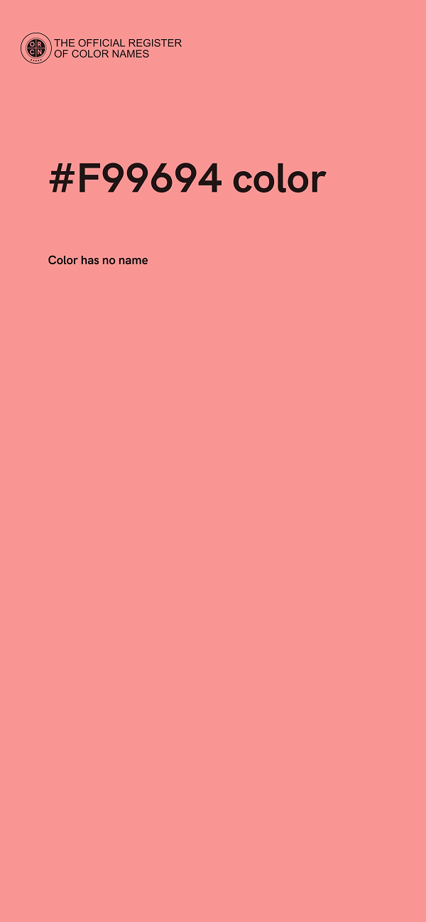 #F99694 color image