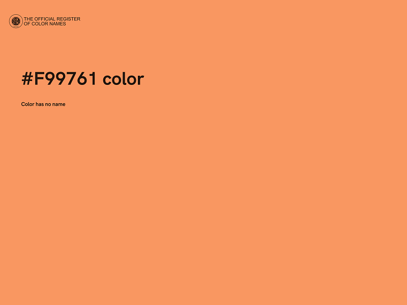 #F99761 color image