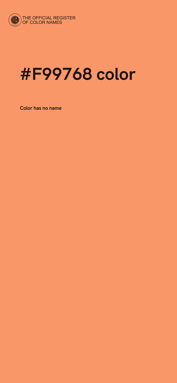 #F99768 color image