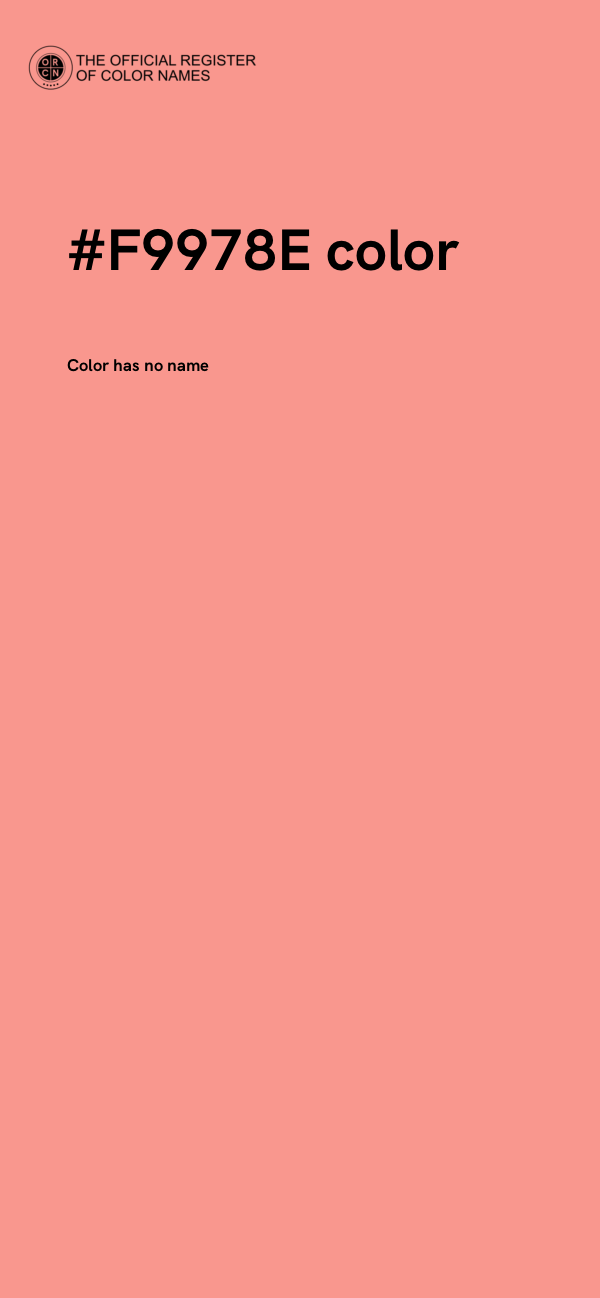 #F9978E color image