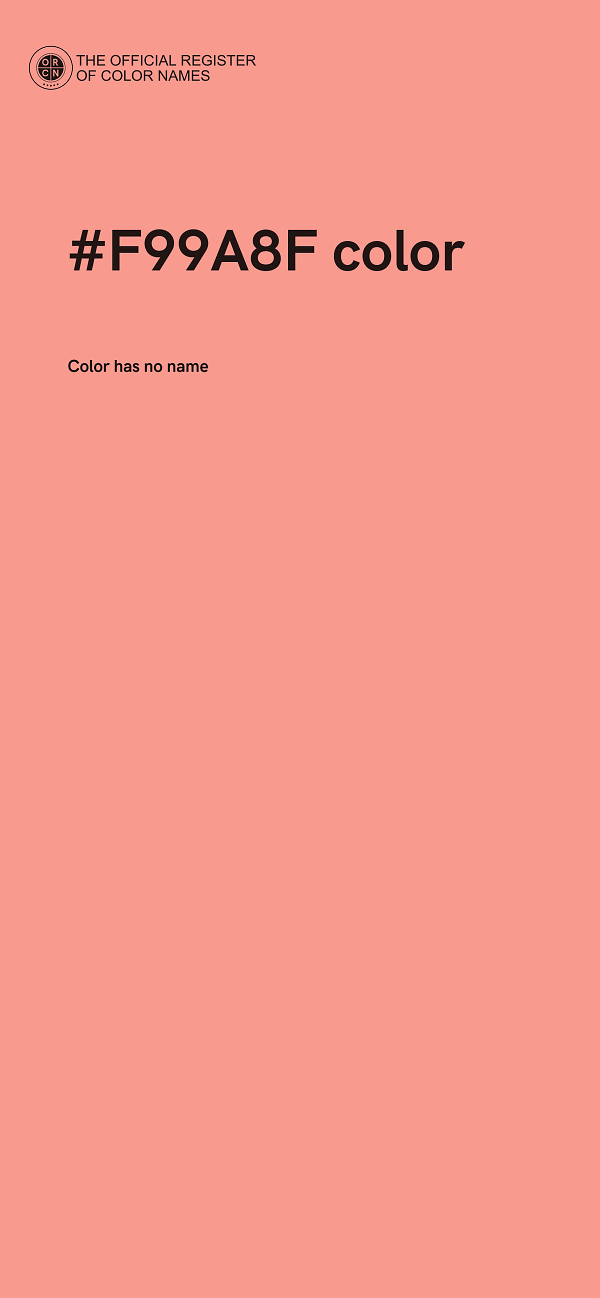 #F99A8F color image