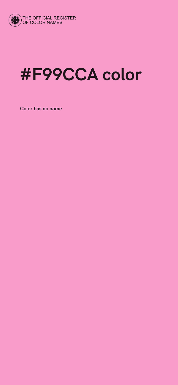 #F99CCA color image