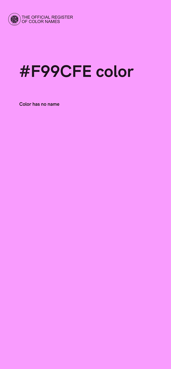 #F99CFE color image