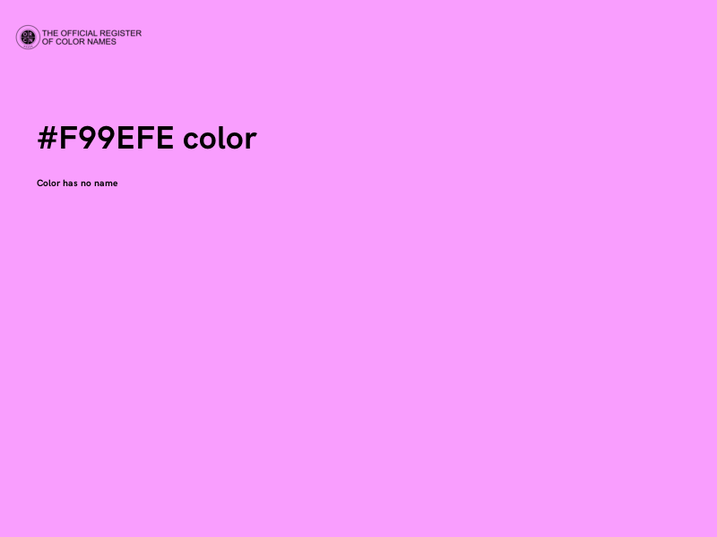 #F99EFE color image