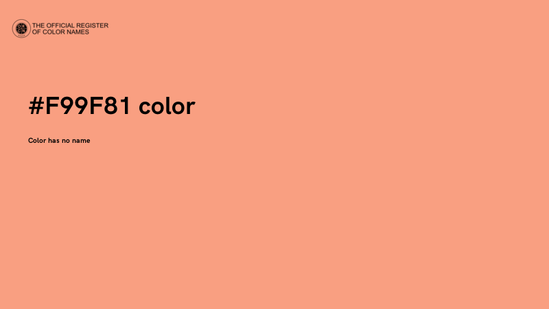 #F99F81 color image
