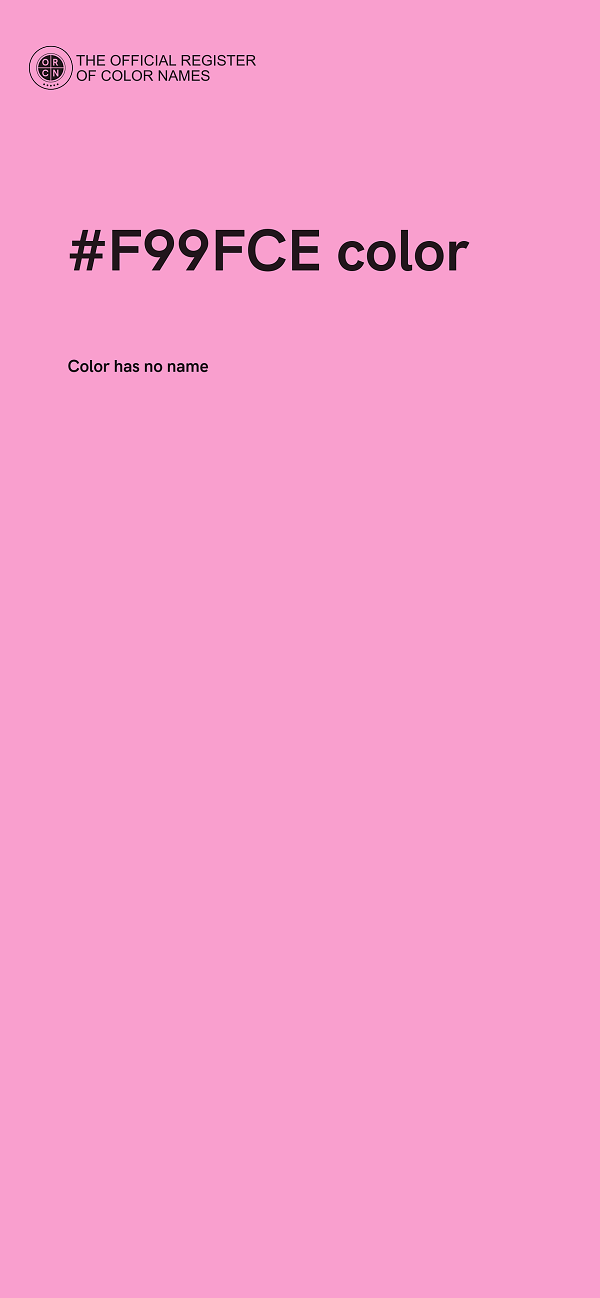 #F99FCE color image