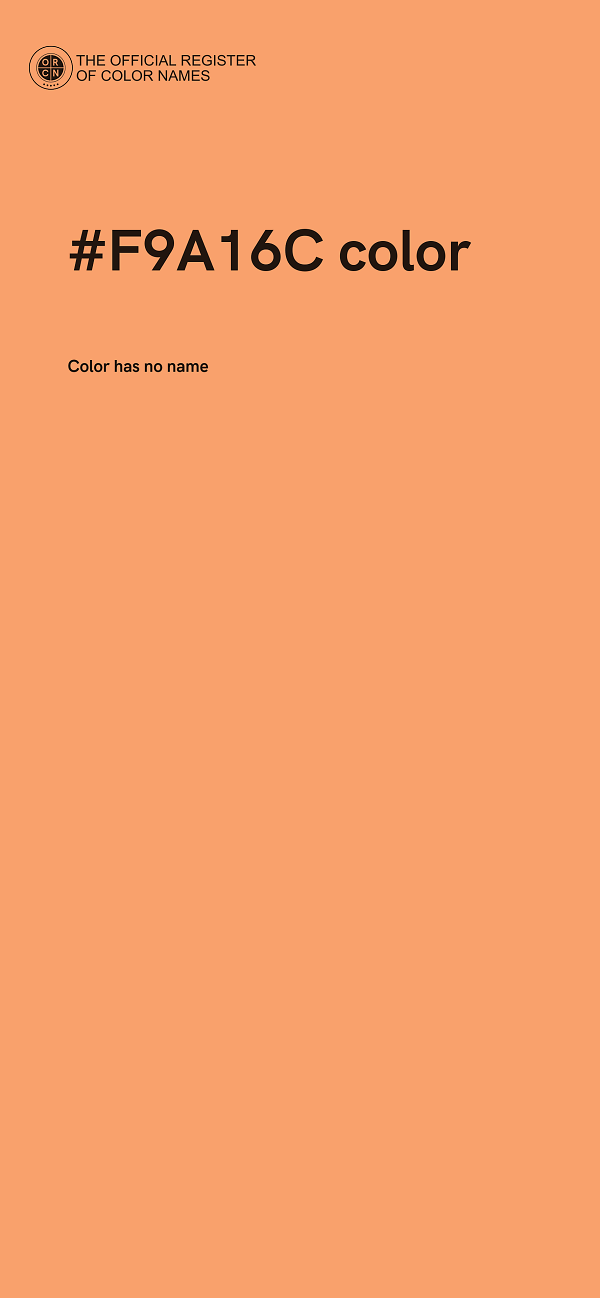 #F9A16C color image