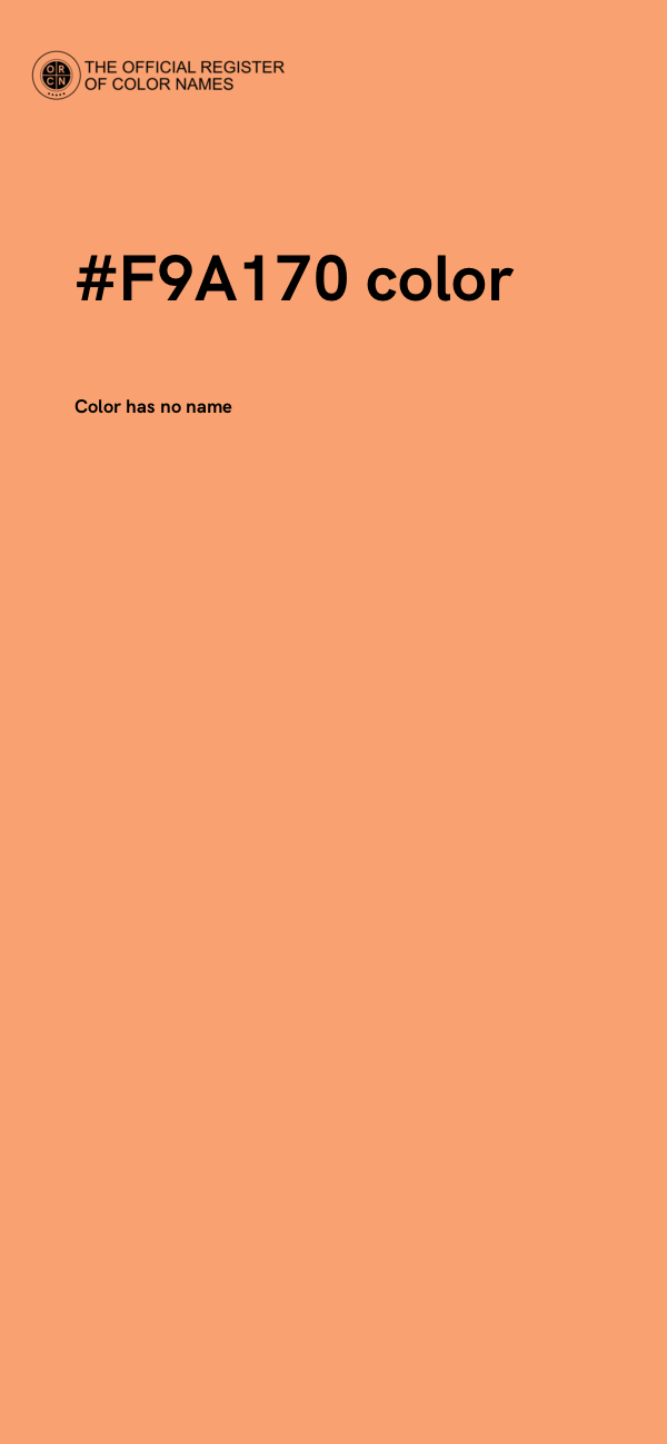 #F9A170 color image