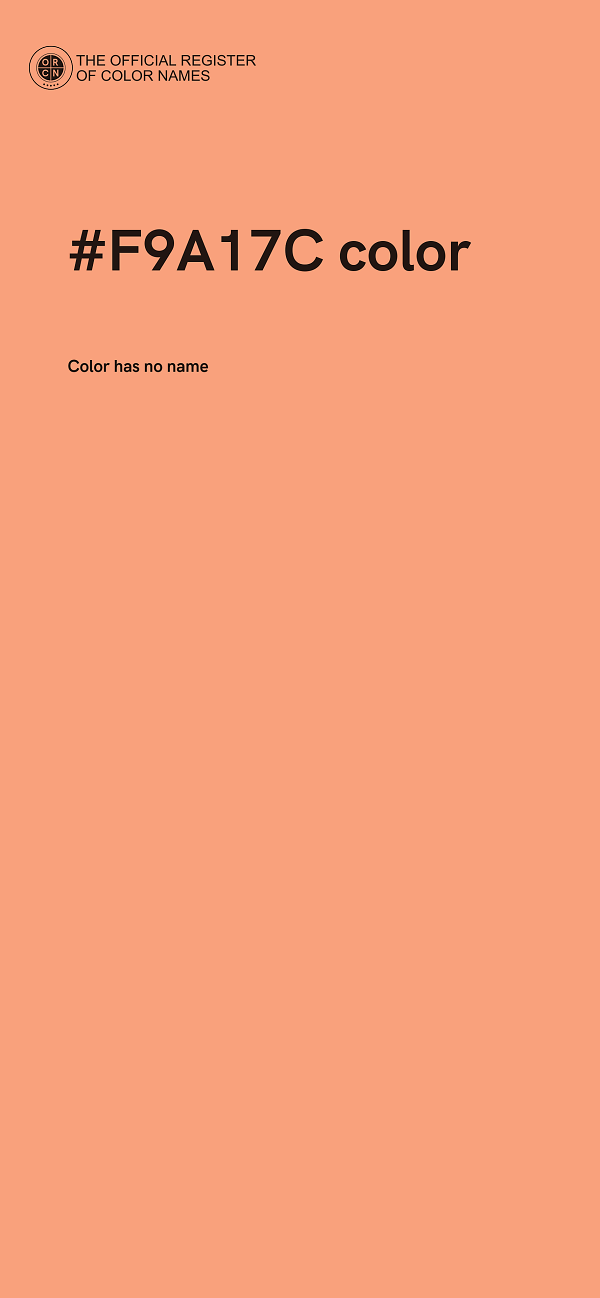 #F9A17C color image