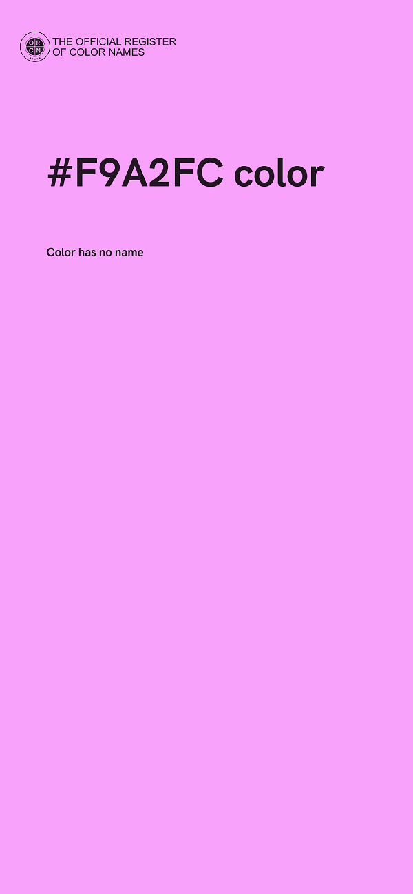 #F9A2FC color image
