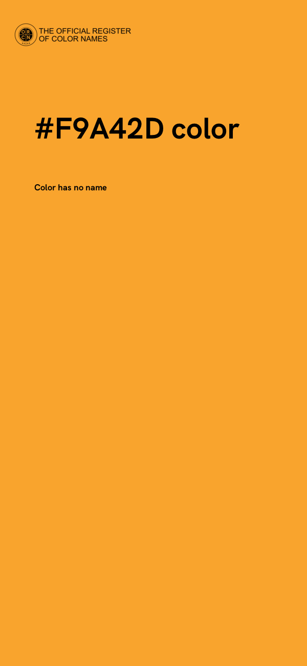 #F9A42D color image