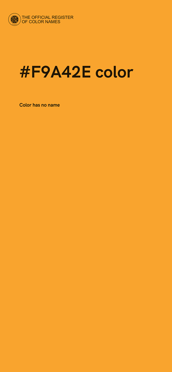 #F9A42E color image