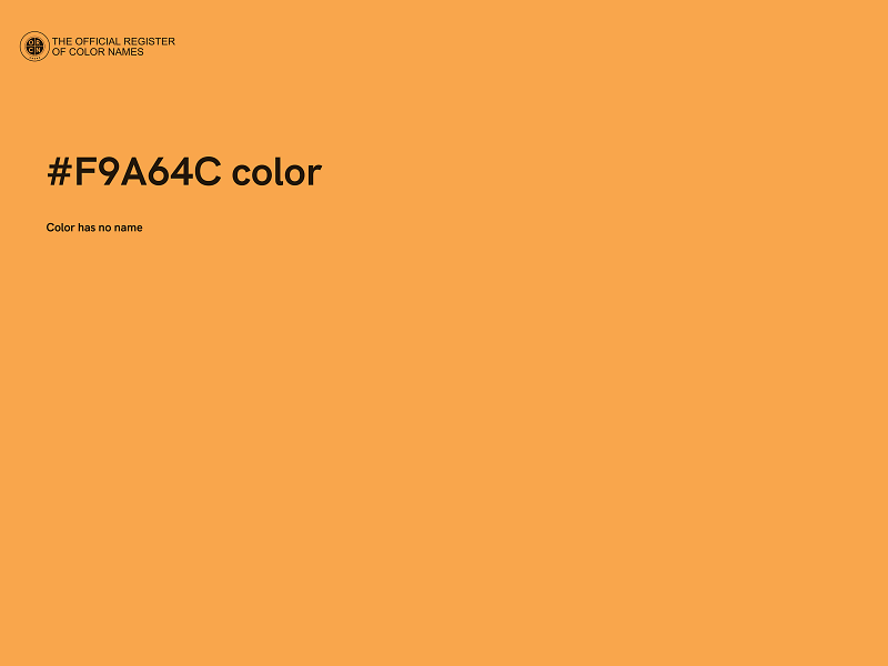 #F9A64C color image