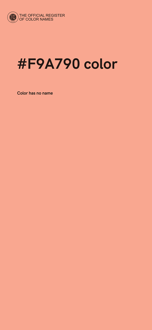 #F9A790 color image