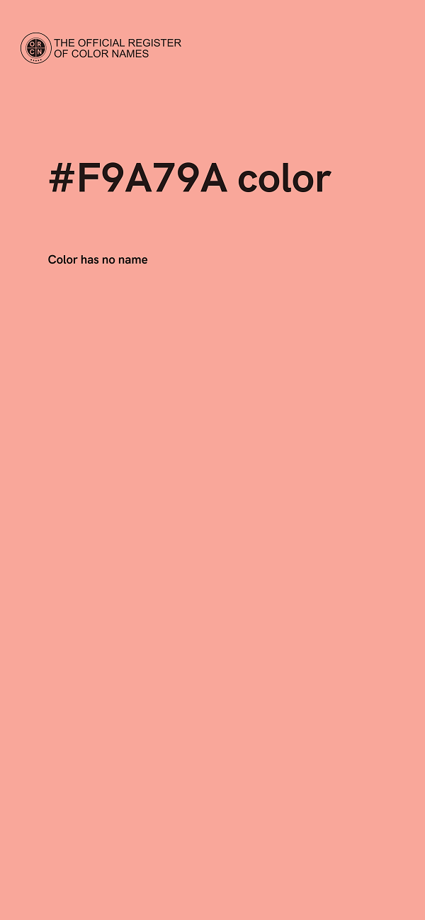 #F9A79A color image