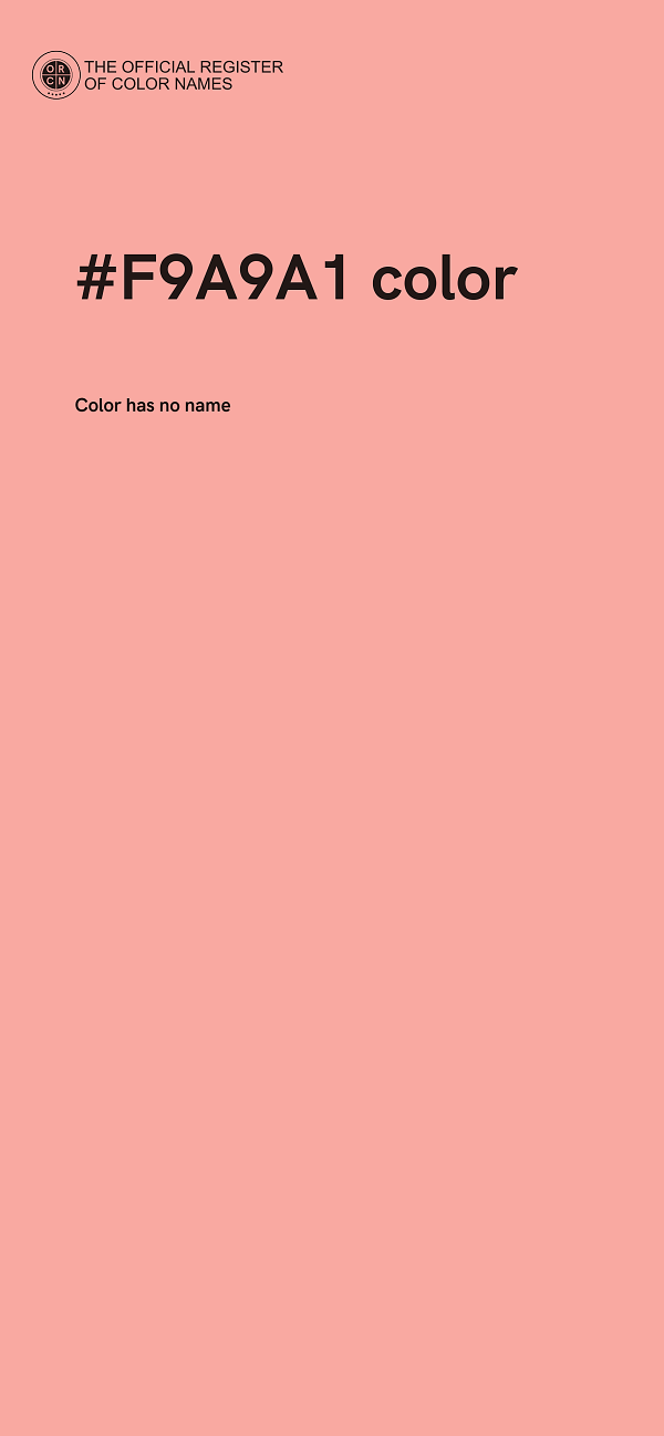 #F9A9A1 color image
