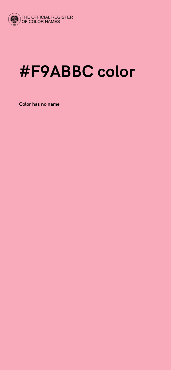#F9ABBC color image