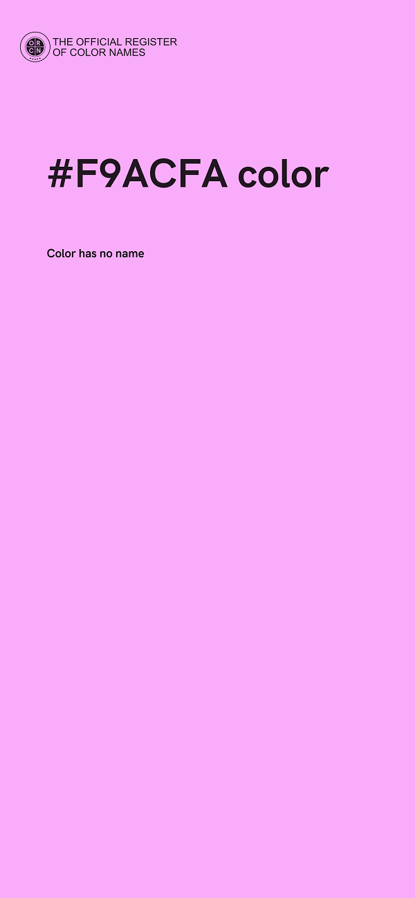 #F9ACFA color image