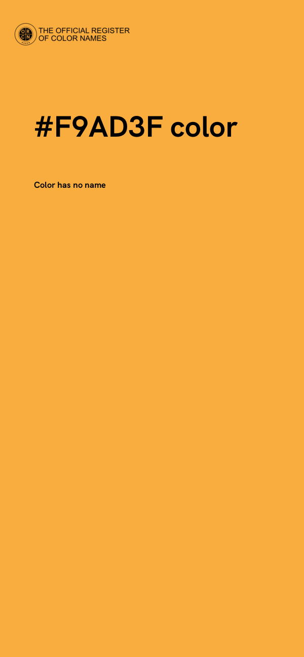 #F9AD3F color image