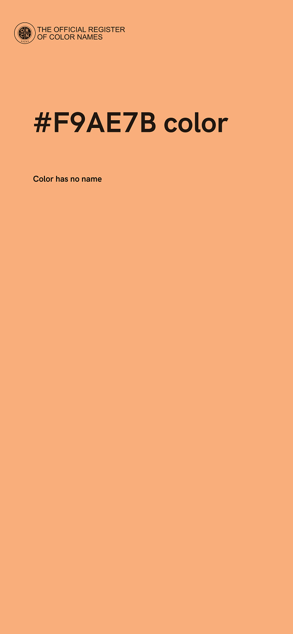 #F9AE7B color image