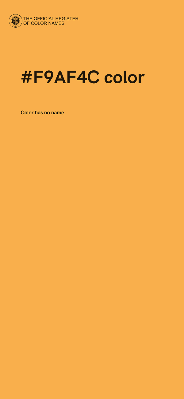 #F9AF4C color image