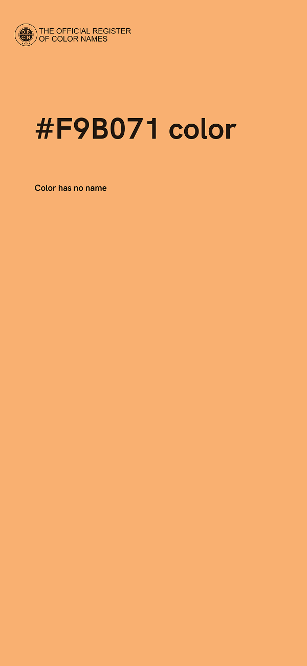 #F9B071 color image