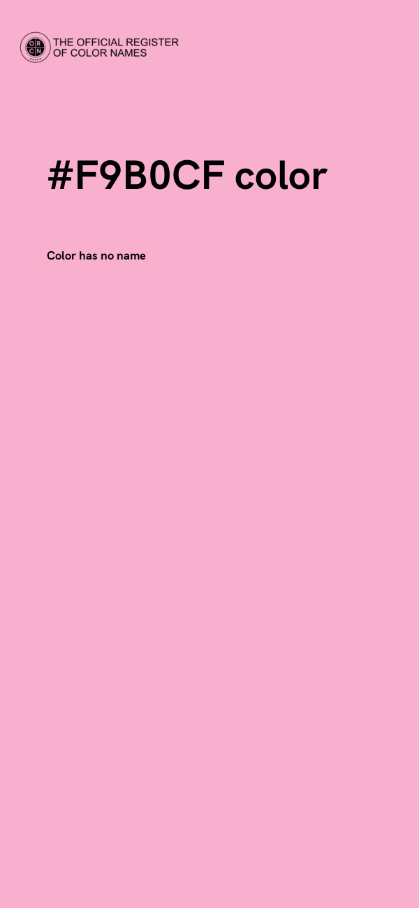 #F9B0CF color image
